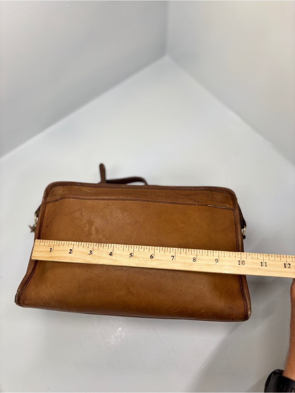 Vintage Coach 701-7336 Brown Leather Crossbody Bag - Picture 13 of 15